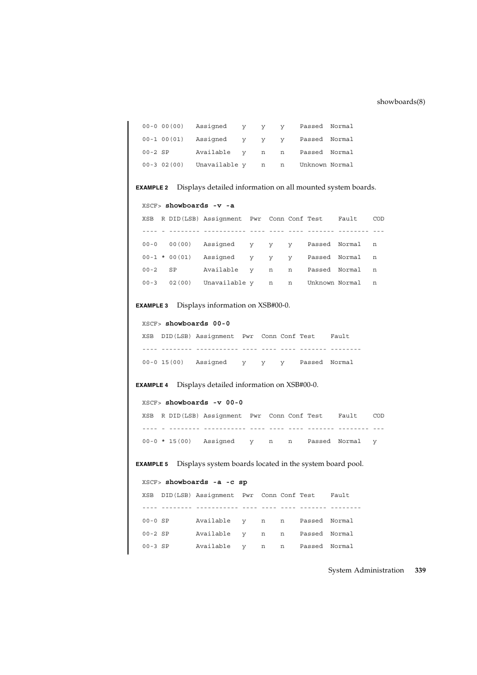 FUJITSU SPARC ENTERPRISE M9000 User Manual | Page 363 / 560