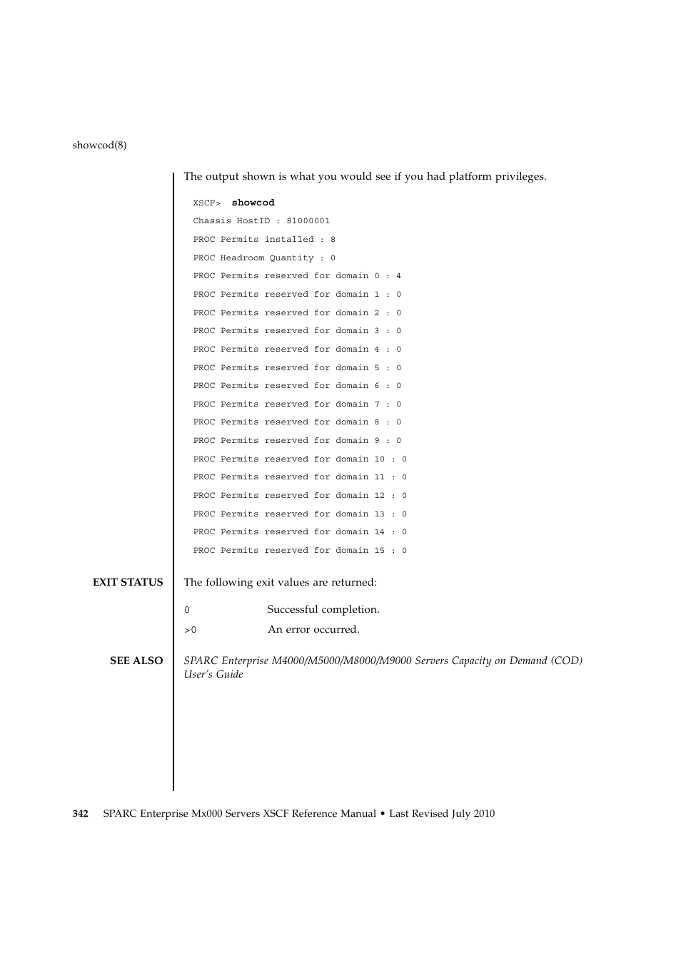 FUJITSU SPARC ENTERPRISE M9000 User Manual | Page 366 / 560