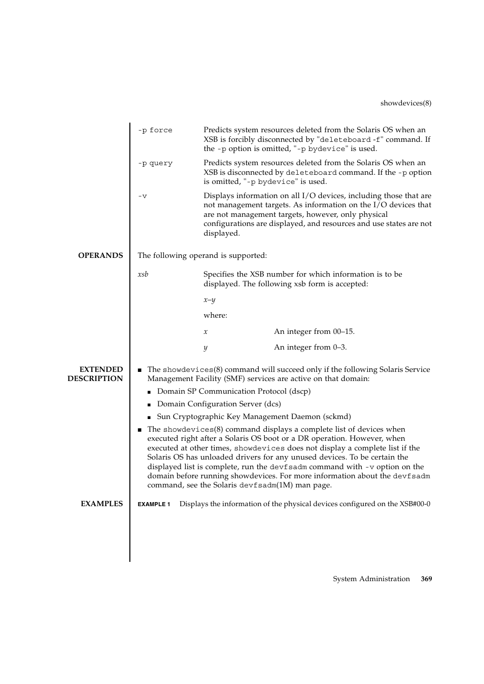 FUJITSU SPARC ENTERPRISE M9000 User Manual | Page 393 / 560