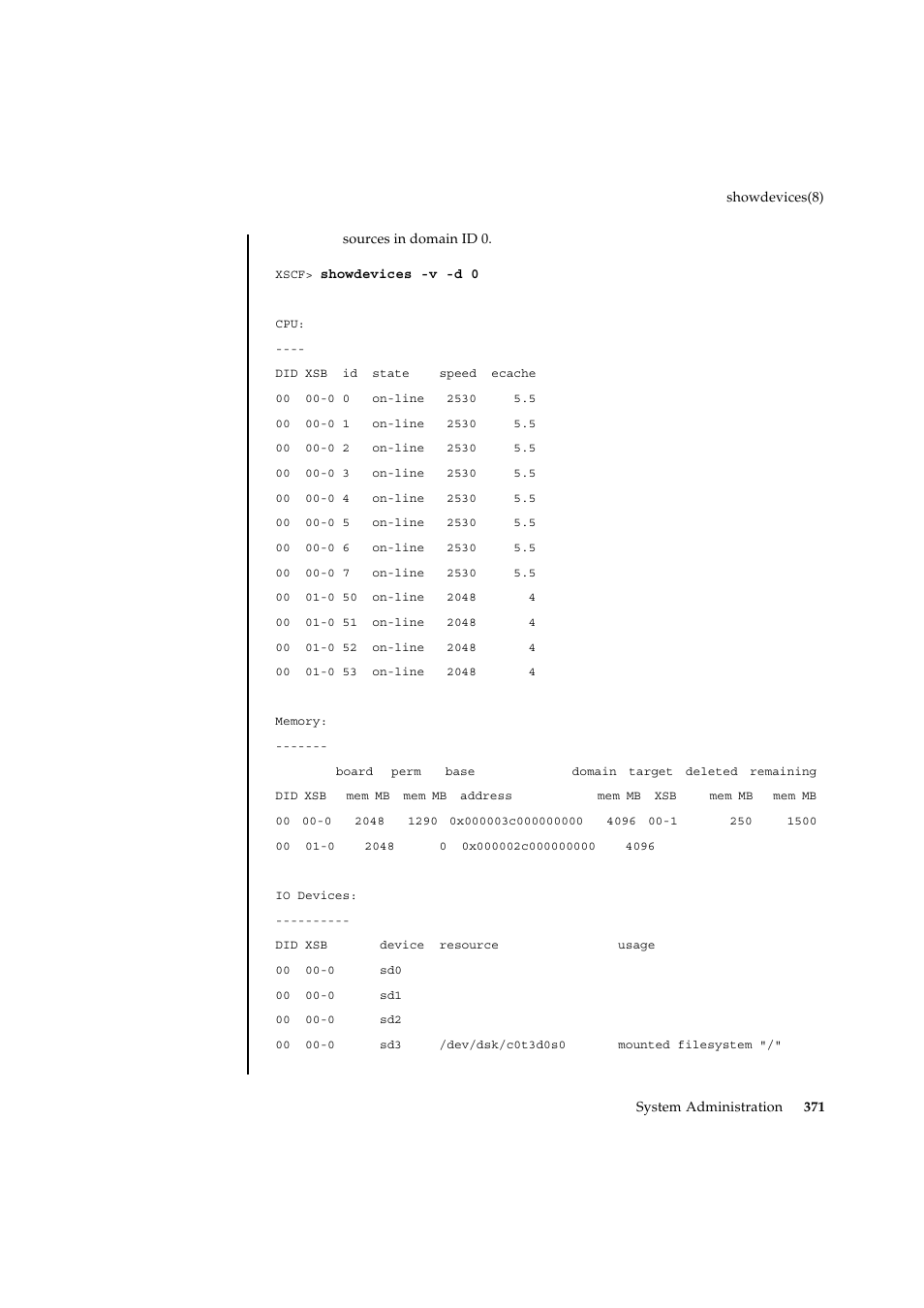 FUJITSU SPARC ENTERPRISE M9000 User Manual | Page 395 / 560