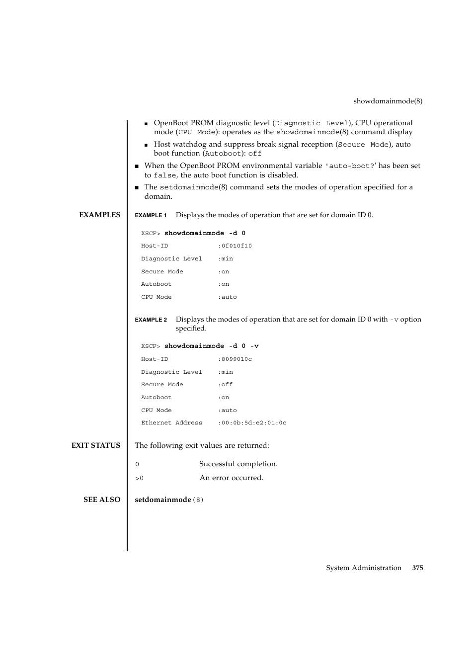 FUJITSU SPARC ENTERPRISE M9000 User Manual | Page 399 / 560