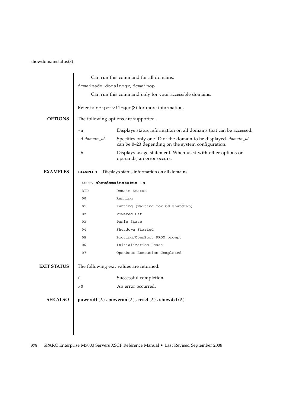 FUJITSU SPARC ENTERPRISE M9000 User Manual | Page 402 / 560