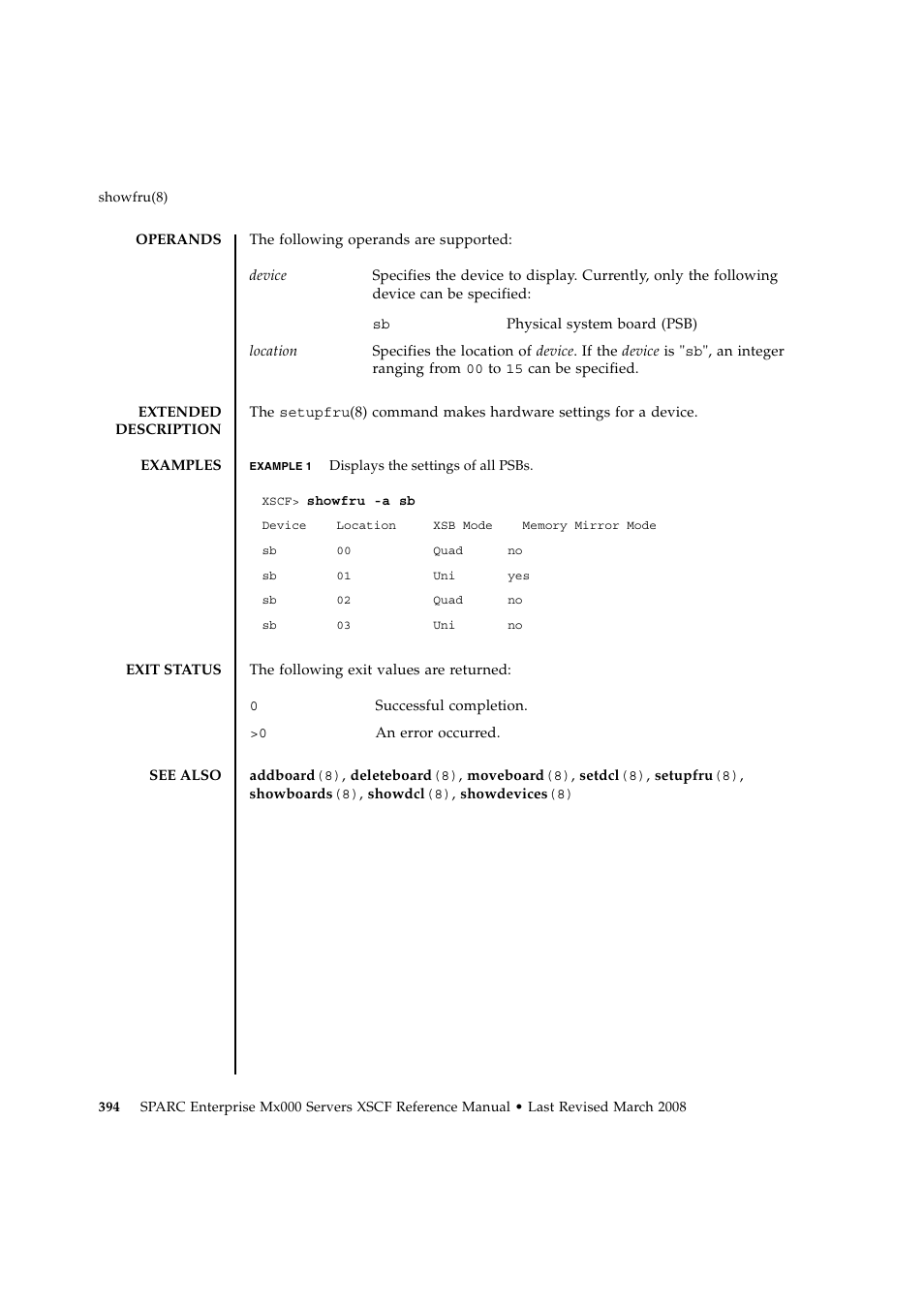 FUJITSU SPARC ENTERPRISE M9000 User Manual | Page 418 / 560