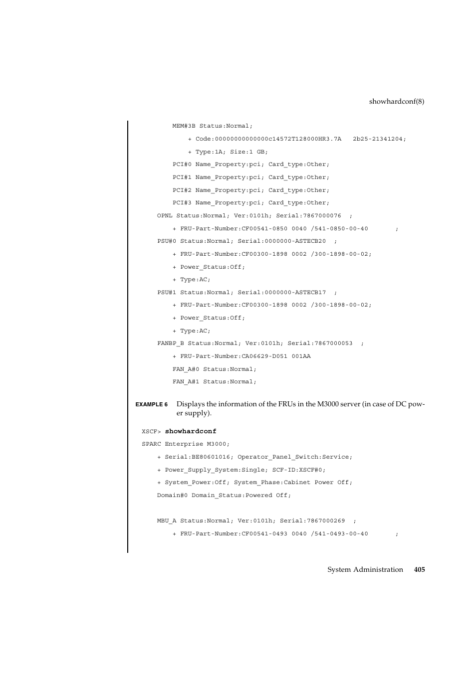 FUJITSU SPARC ENTERPRISE M9000 User Manual | Page 429 / 560