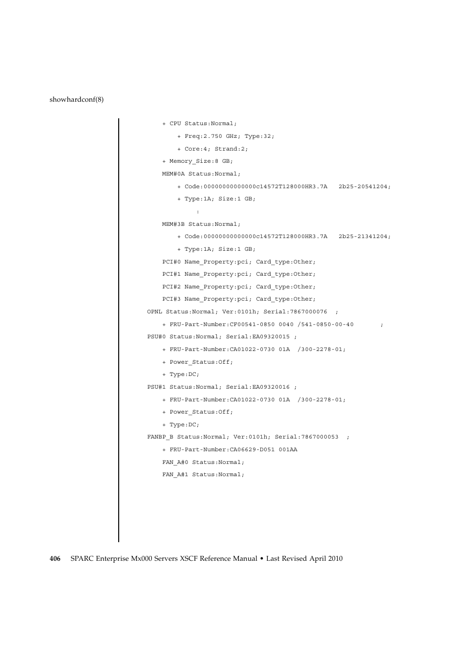 FUJITSU SPARC ENTERPRISE M9000 User Manual | Page 430 / 560