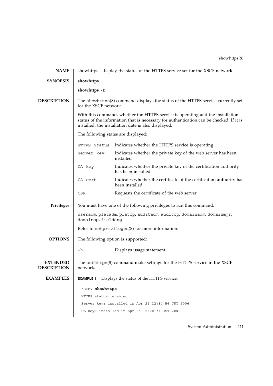 Showhttps | FUJITSU SPARC ENTERPRISE M9000 User Manual | Page 435 / 560