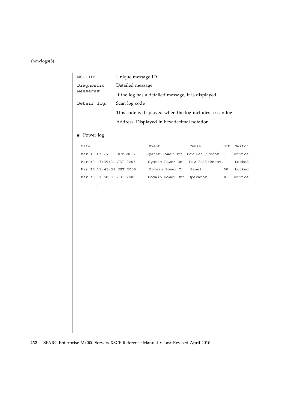 FUJITSU SPARC ENTERPRISE M9000 User Manual | Page 456 / 560