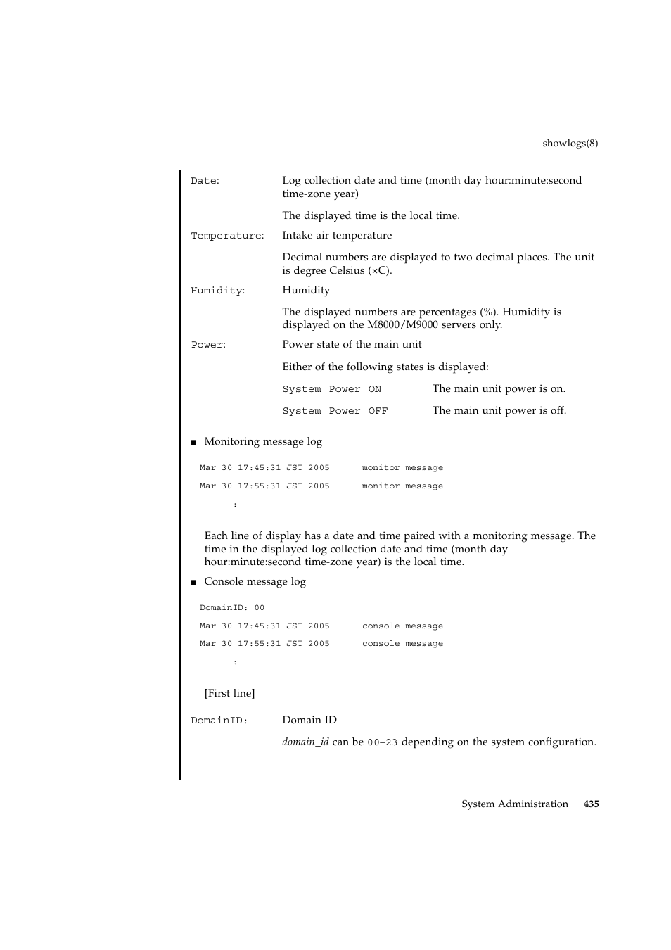 FUJITSU SPARC ENTERPRISE M9000 User Manual | Page 459 / 560