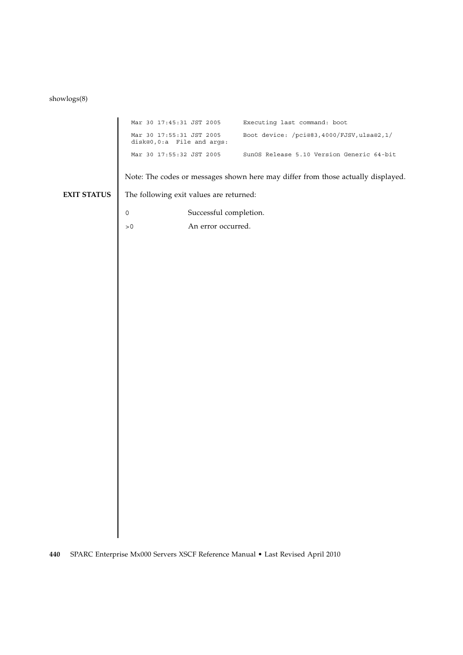 FUJITSU SPARC ENTERPRISE M9000 User Manual | Page 464 / 560