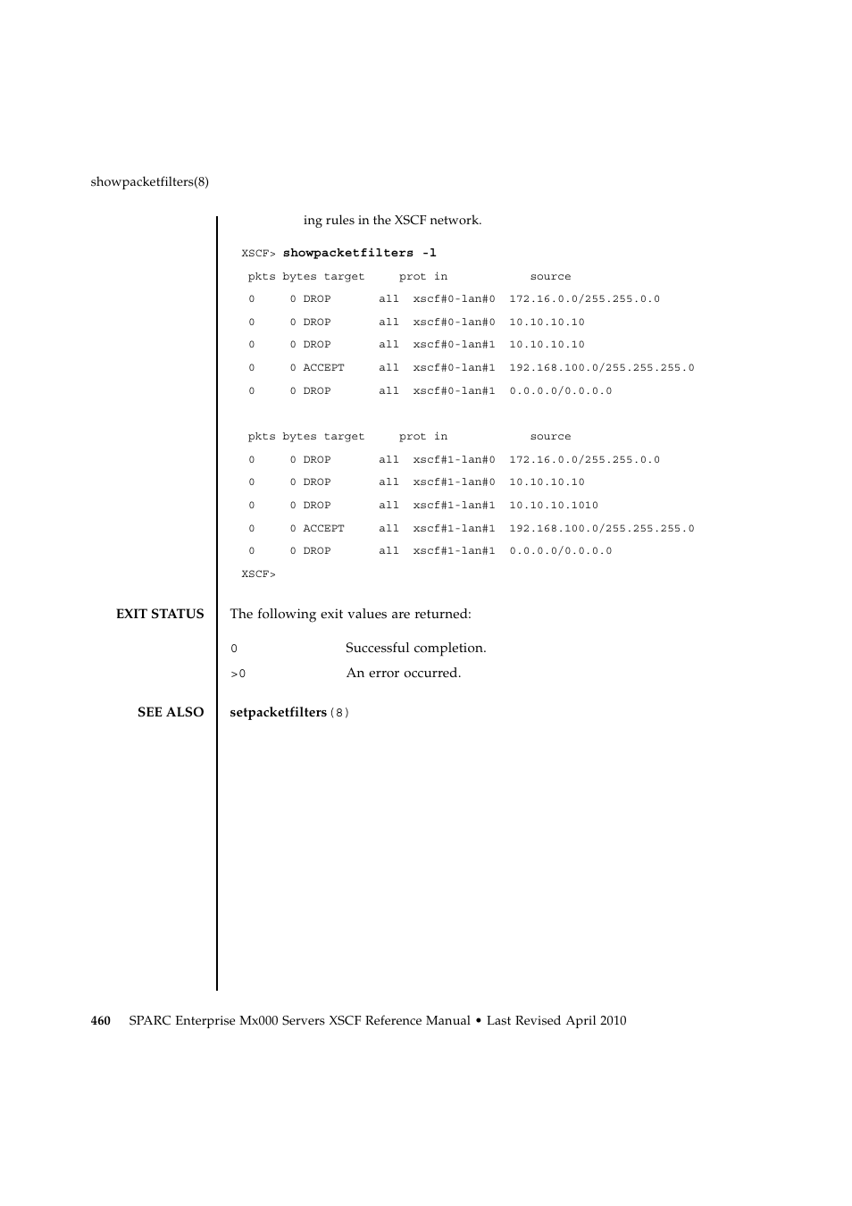 FUJITSU SPARC ENTERPRISE M9000 User Manual | Page 484 / 560