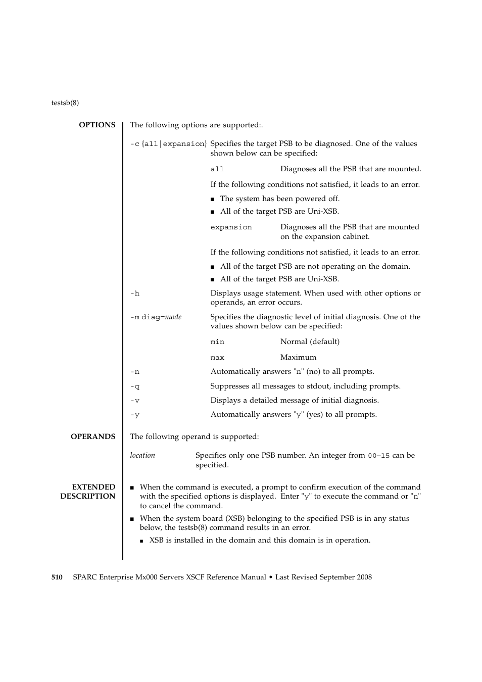 FUJITSU SPARC ENTERPRISE M9000 User Manual | Page 534 / 560