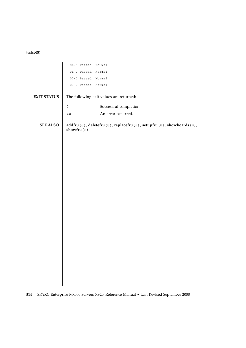 FUJITSU SPARC ENTERPRISE M9000 User Manual | Page 538 / 560