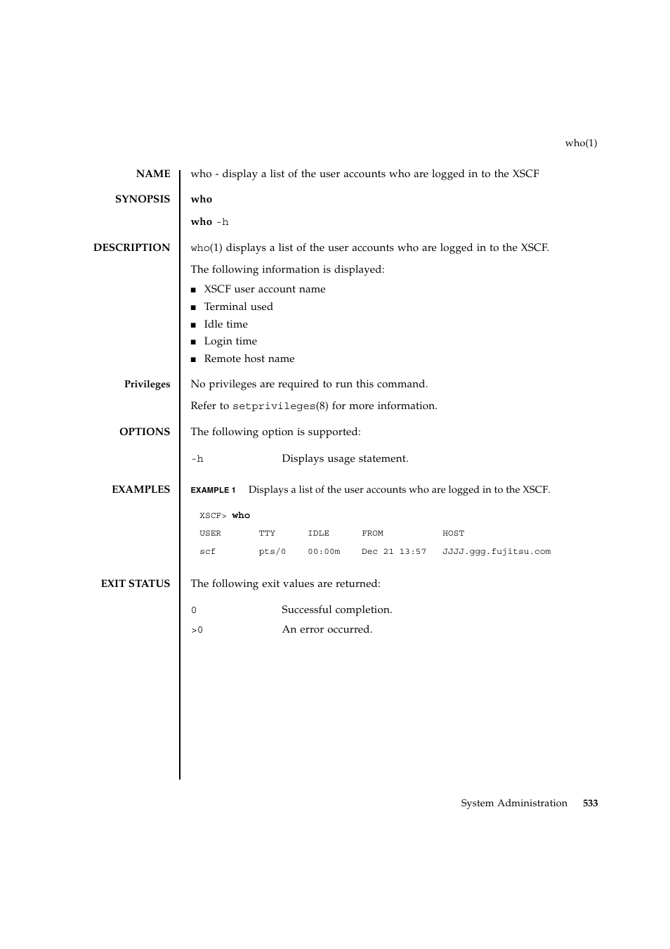 FUJITSU SPARC ENTERPRISE M9000 User Manual | Page 557 / 560