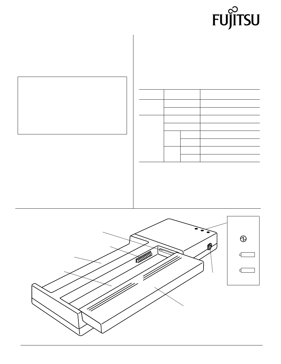 FUJITSU FMW51BC1 User Manual | 2 pages