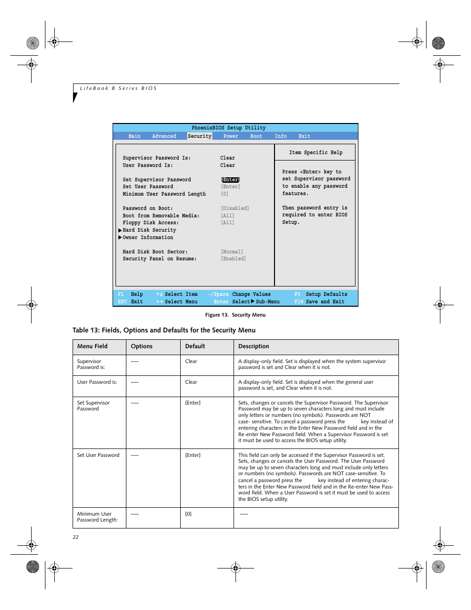 FUJITSU B-2566 User Manual | Page 22 / 35