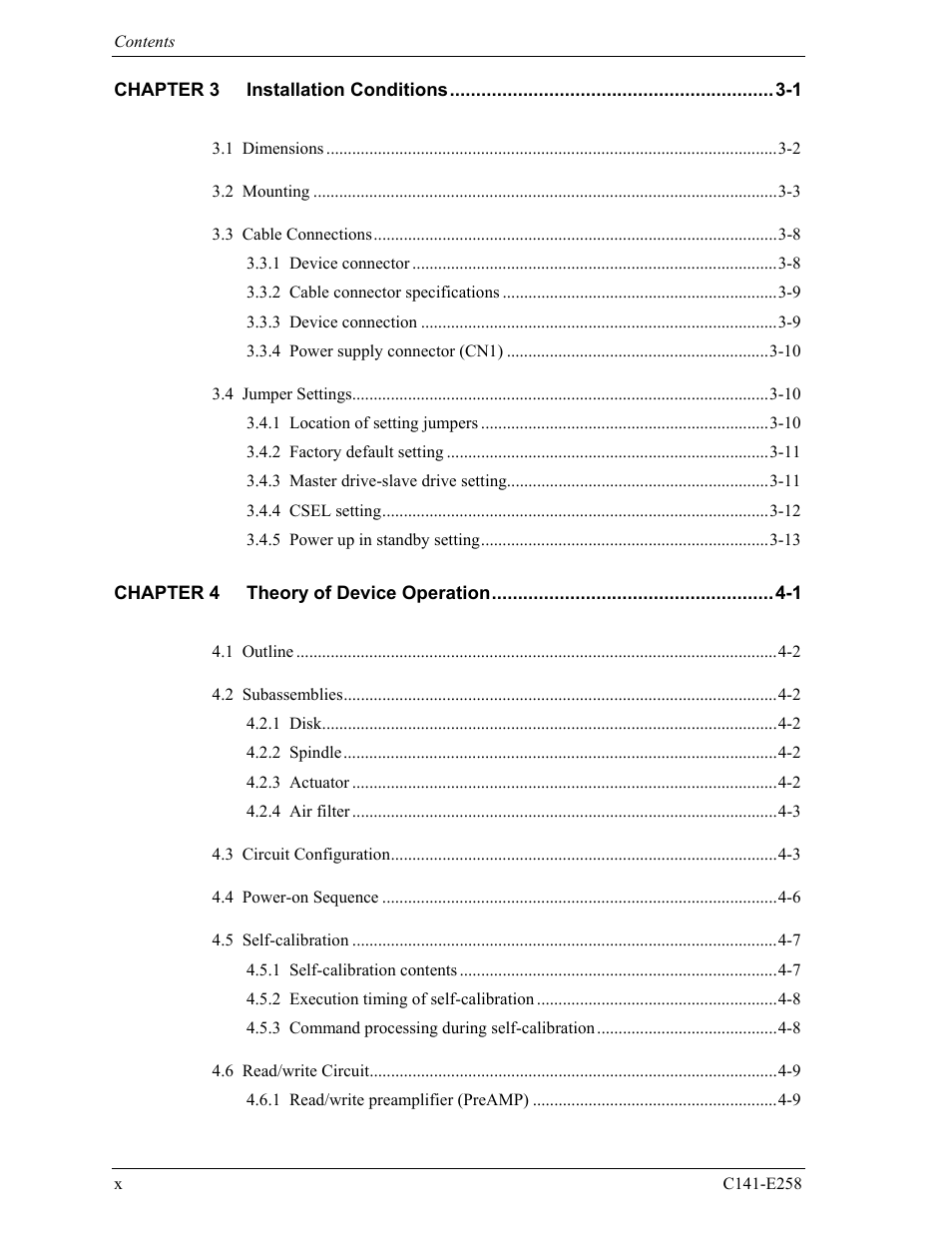 FUJITSU MHW2060AC User Manual | Page 14 / 278