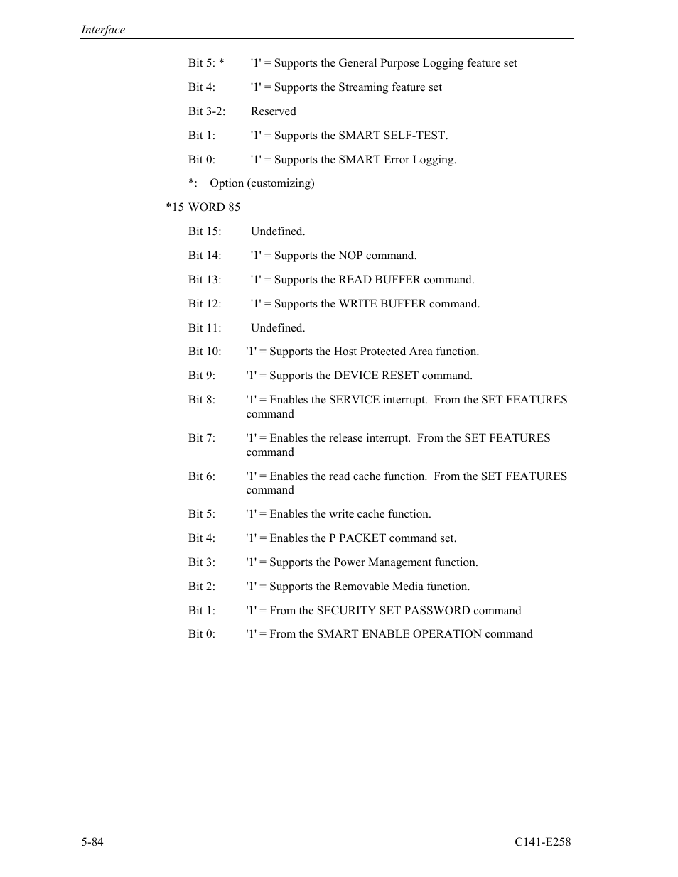 FUJITSU MHW2060AC User Manual | Page 160 / 278