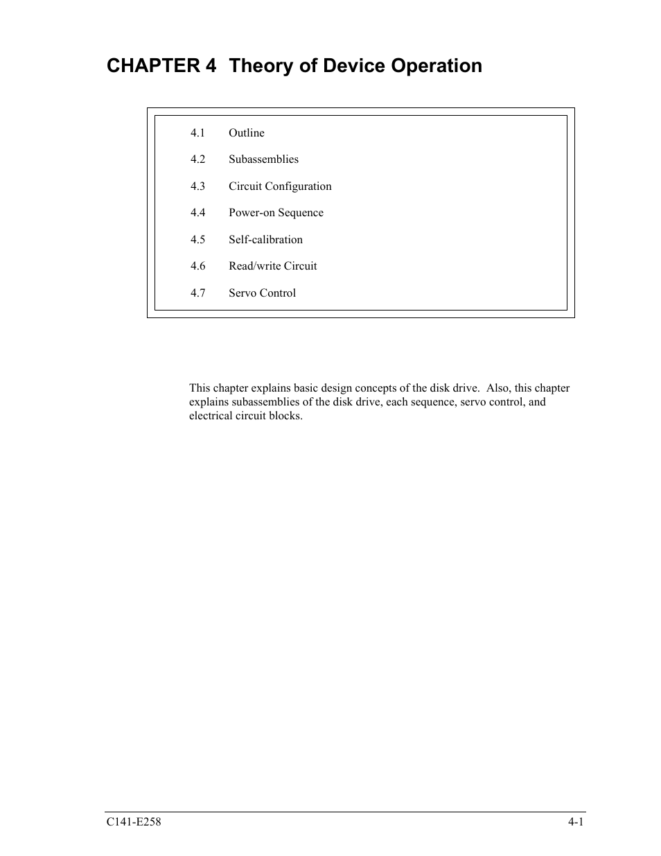 Chapter 4 theory of device operation | FUJITSU MHW2060AC User Manual | Page 57 / 278