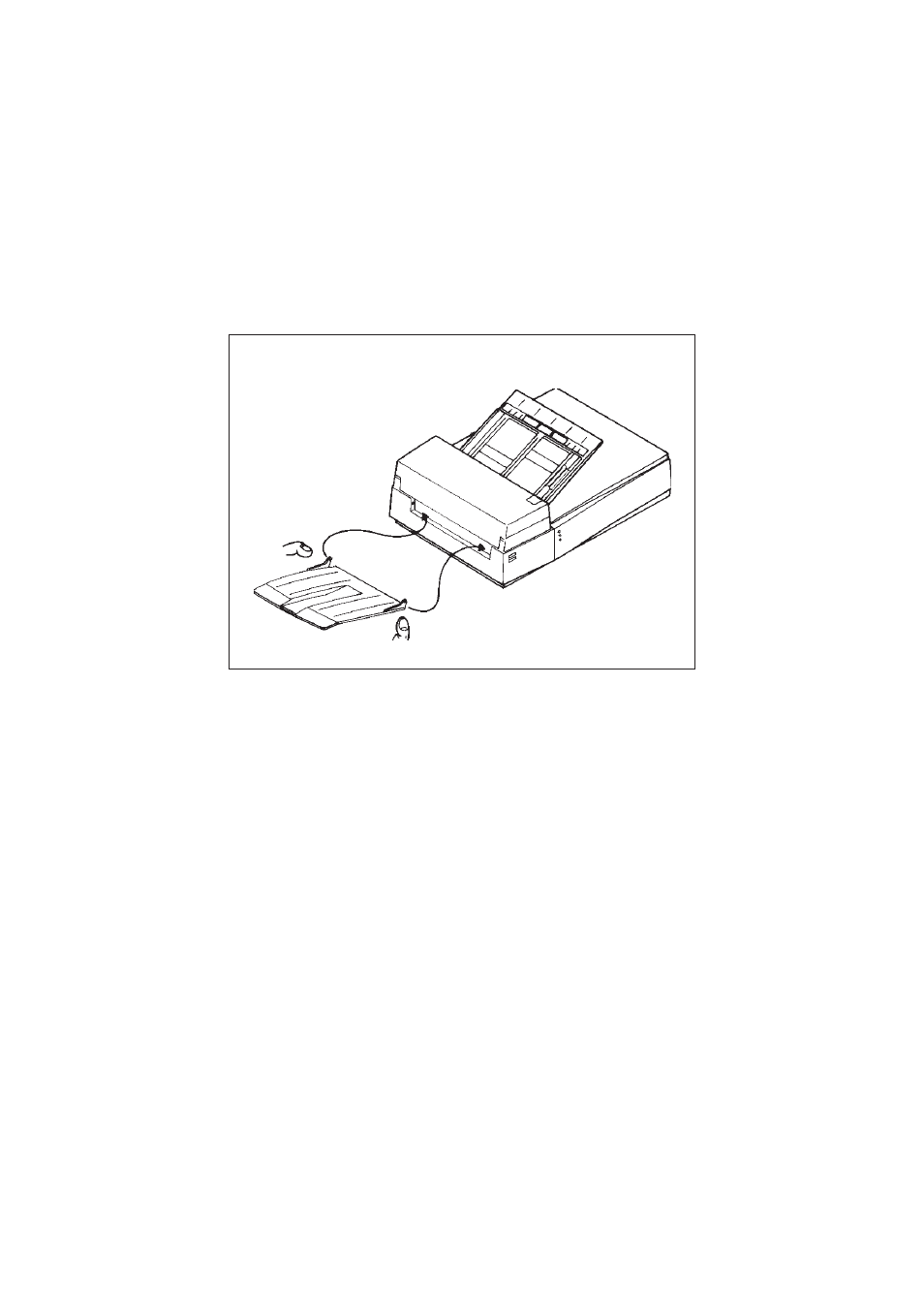 4 mounting the stacker, Mounting the stacker -5, Mounting the stacker | FUJITSU M3093EX User Manual | Page 18 / 50