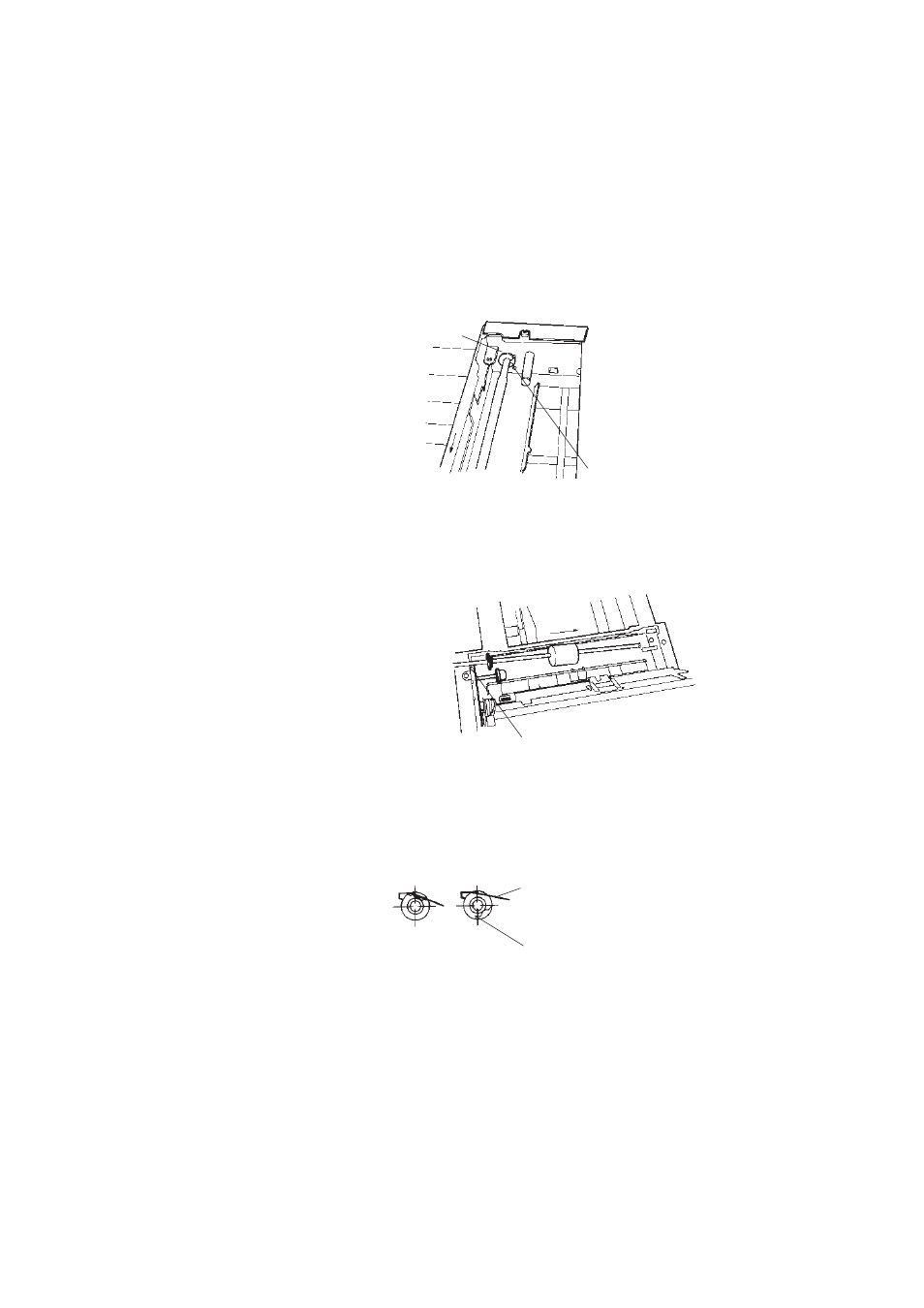 Move the retaining spring -6, Slide the pick roller -6 | FUJITSU M3093EX User Manual | Page 35 / 50