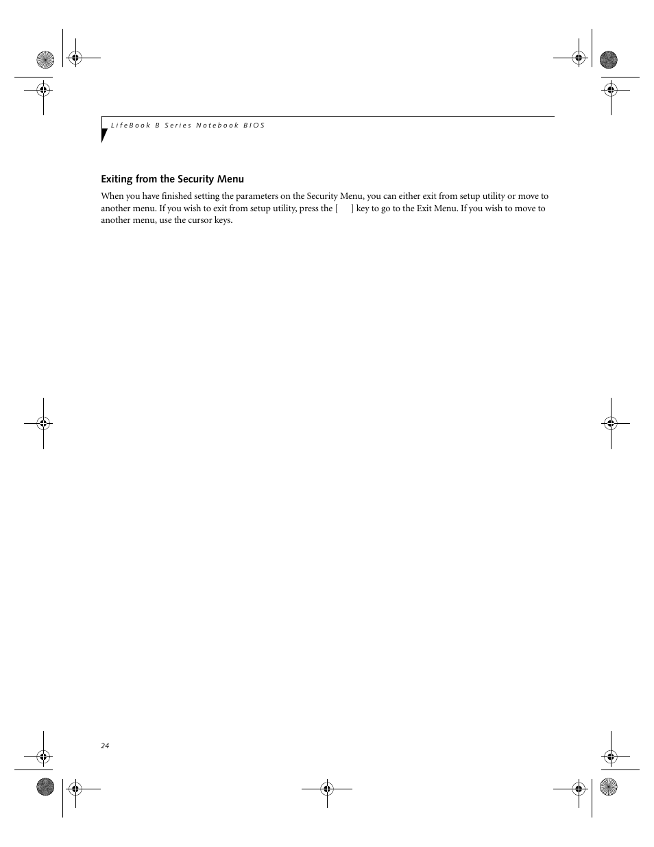 FUJITSU B2610 User Manual | Page 24 / 35