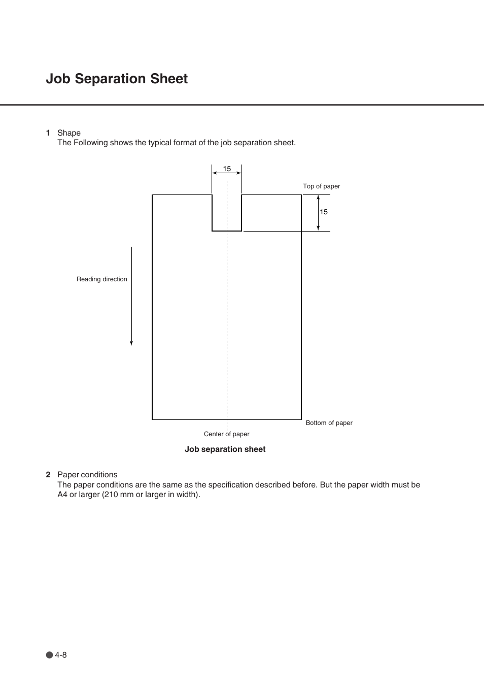 Job separation sheet, Job separation sheet -8 | FUJITSU fi-4750L User Manual | Page 53 / 95