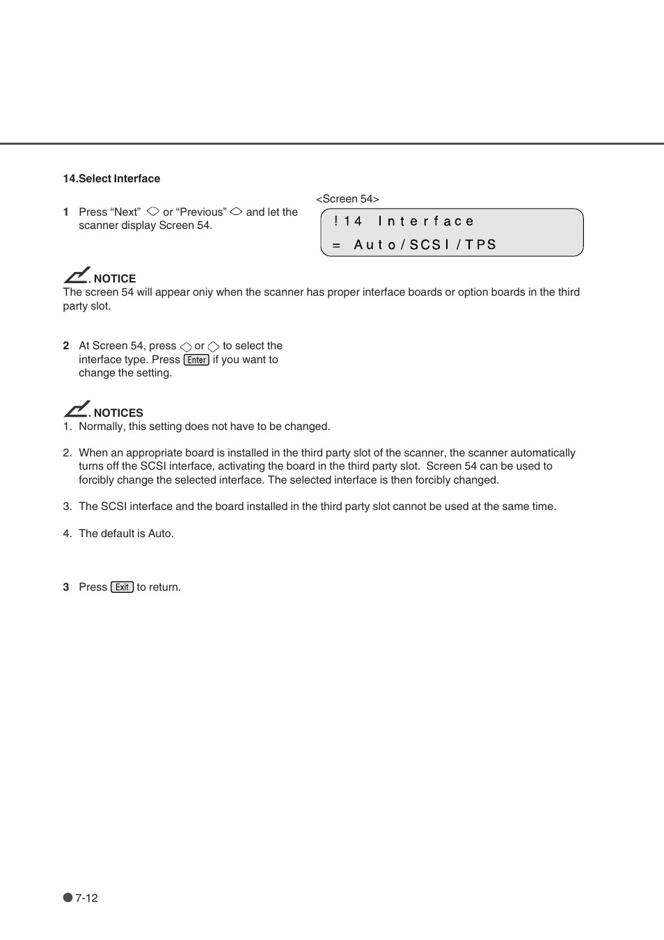 Select interface | FUJITSU fi-4750L User Manual | Page 80 / 95