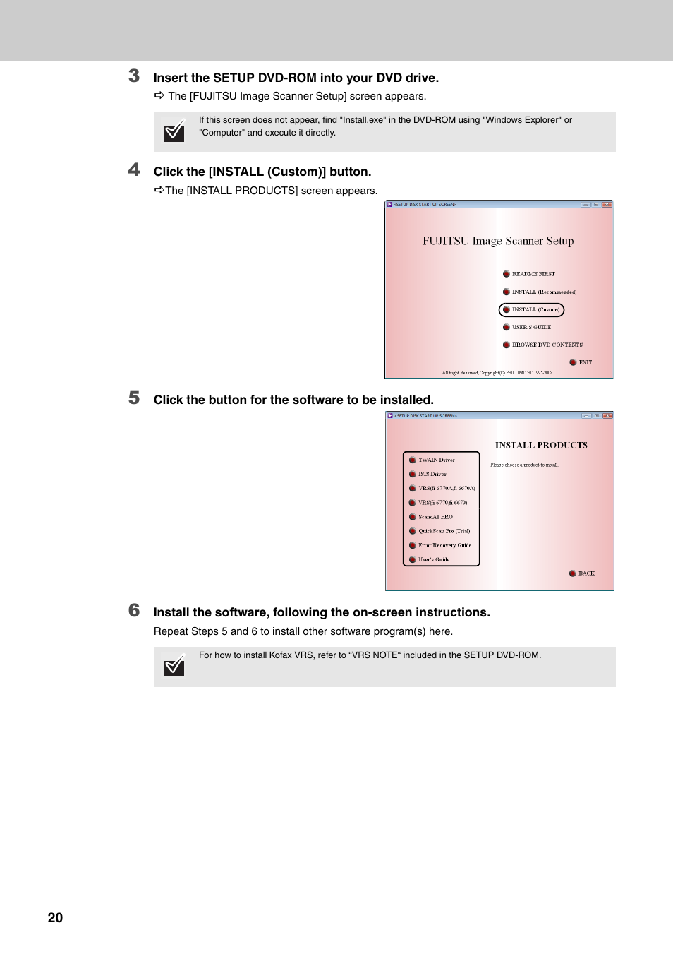 FUJITSU Image Scanner fi-6670(A) User Manual | Page 20 / 26