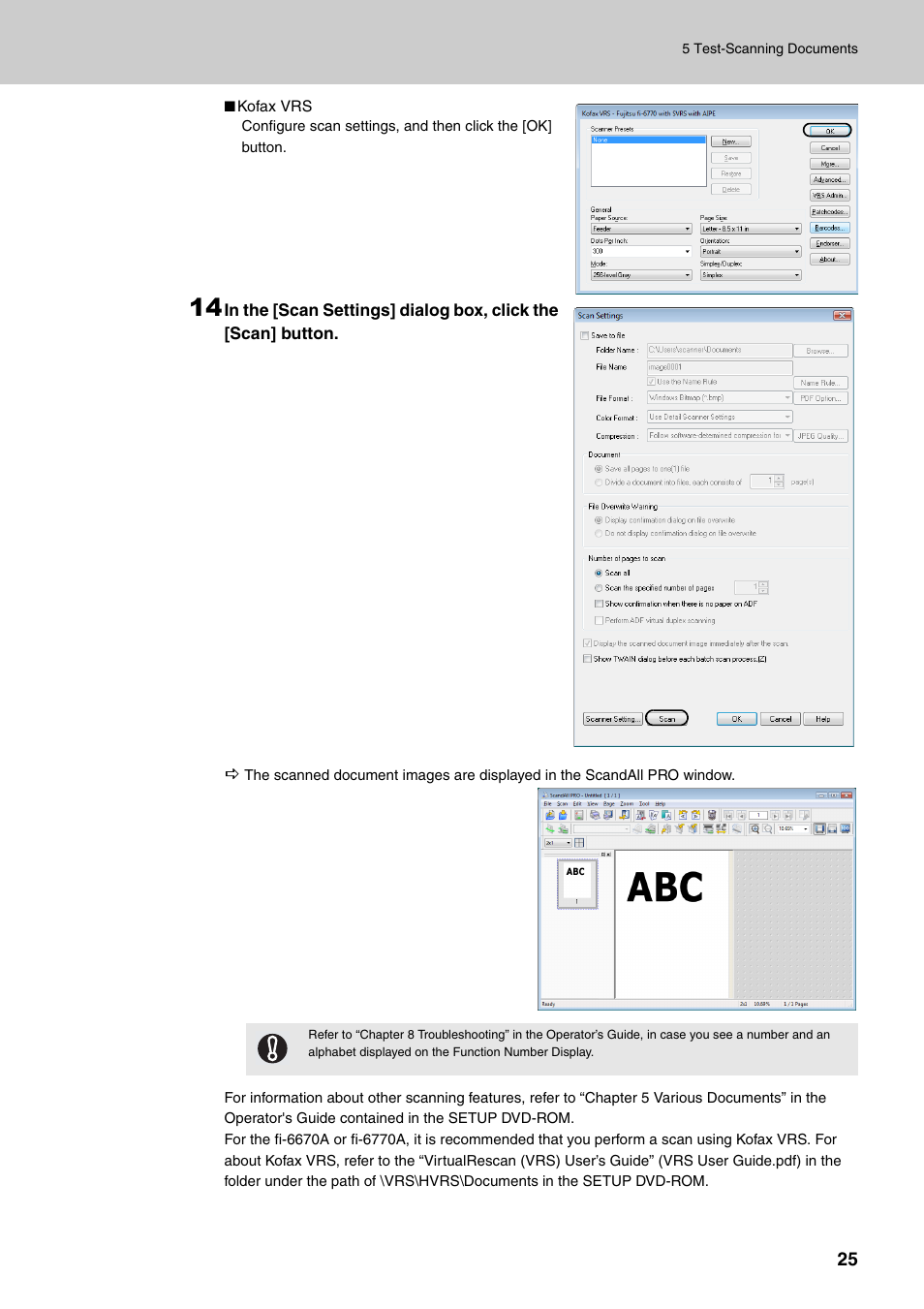 FUJITSU Image Scanner fi-6670(A) User Manual | Page 25 / 26