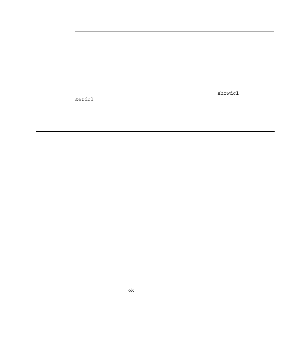 Table 2-22, Dcl information | FUJITSU SPARC M4000 User Manual | Page 147 / 376