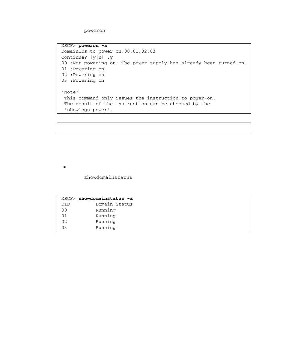 2 system power off, System power off 4–10 | FUJITSU SPARC M4000 User Manual | Page 218 / 376