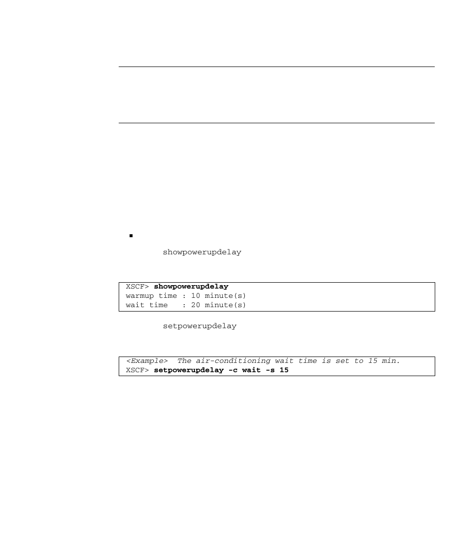 8 air-conditioning wait time administration, Air-conditioning wait time administration 4–17 | FUJITSU SPARC M4000 User Manual | Page 225 / 376