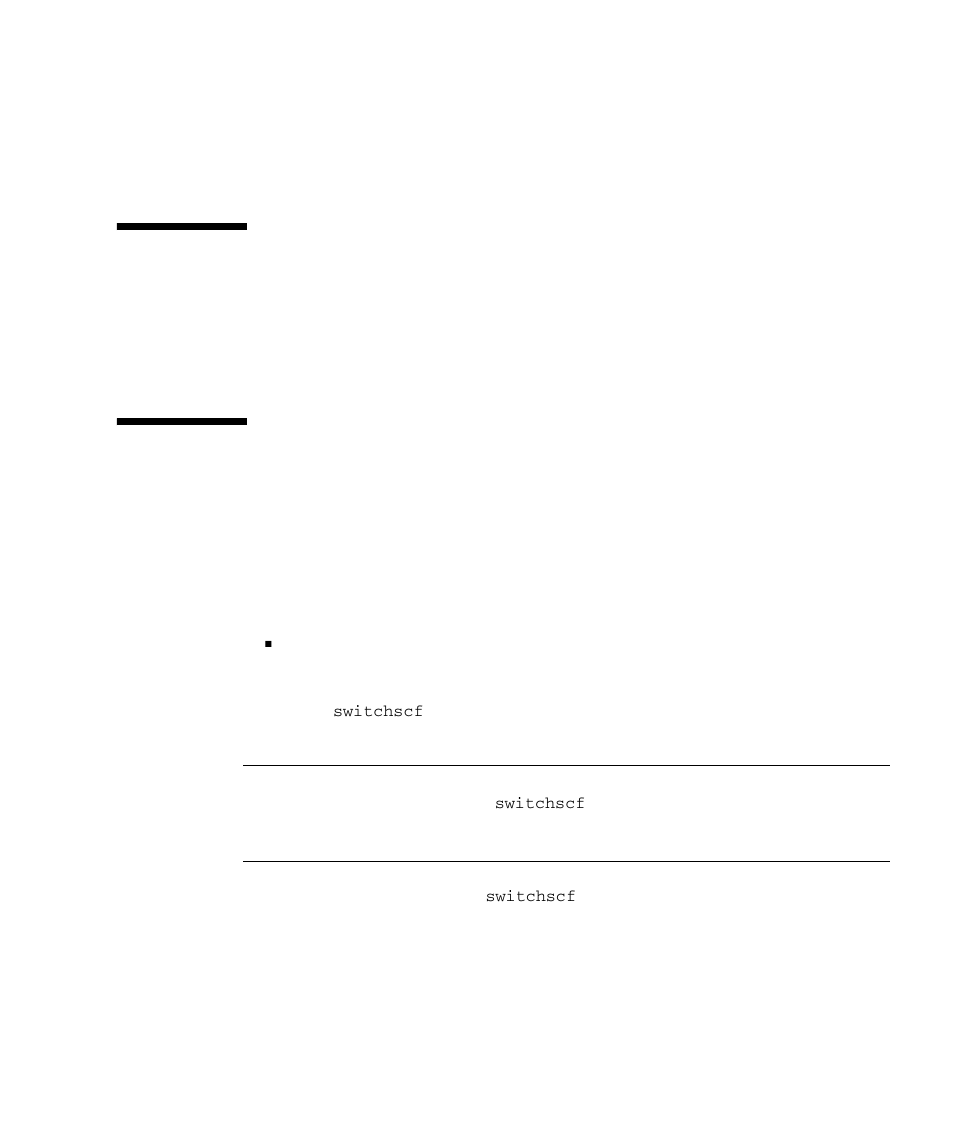 2 clearing the fault/degradation information, 7 changing the time, 8 switching the xscf unit | Clearing the fault/degradation information 4–23, Changing the time 4–23, Switching the xscf unit 4–23 | FUJITSU SPARC M4000 User Manual | Page 231 / 376