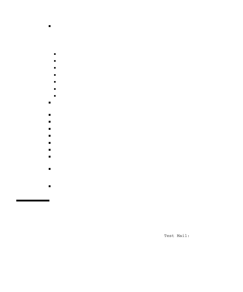 4 test mail, Test mail 6–6 | FUJITSU SPARC M4000 User Manual | Page 260 / 376
