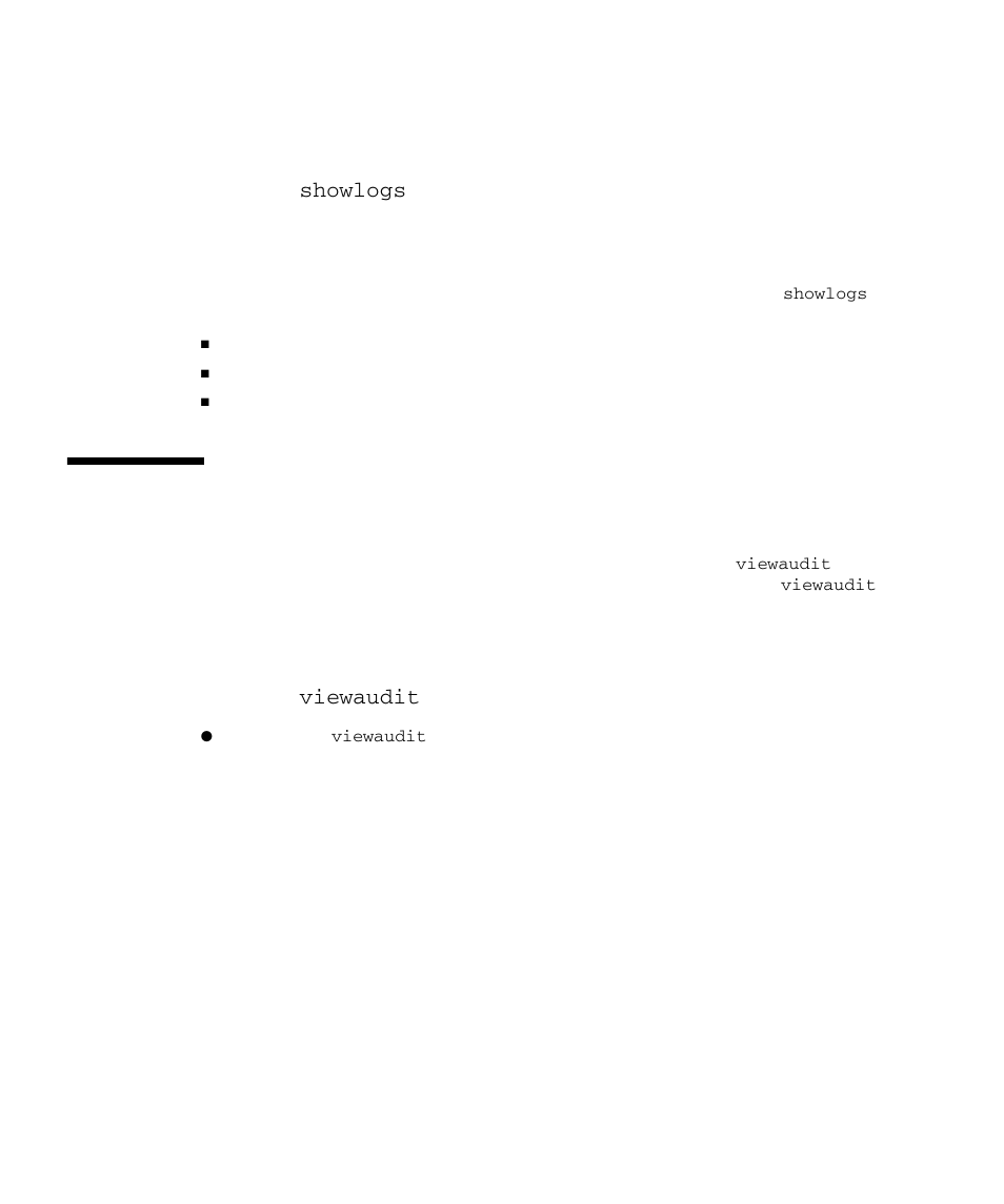 B.4.5 ipl log, B.5 audit log, B.4.5 | Ipl log b–10, Audit log b–10 | FUJITSU SPARC M4000 User Manual | Page 336 / 376