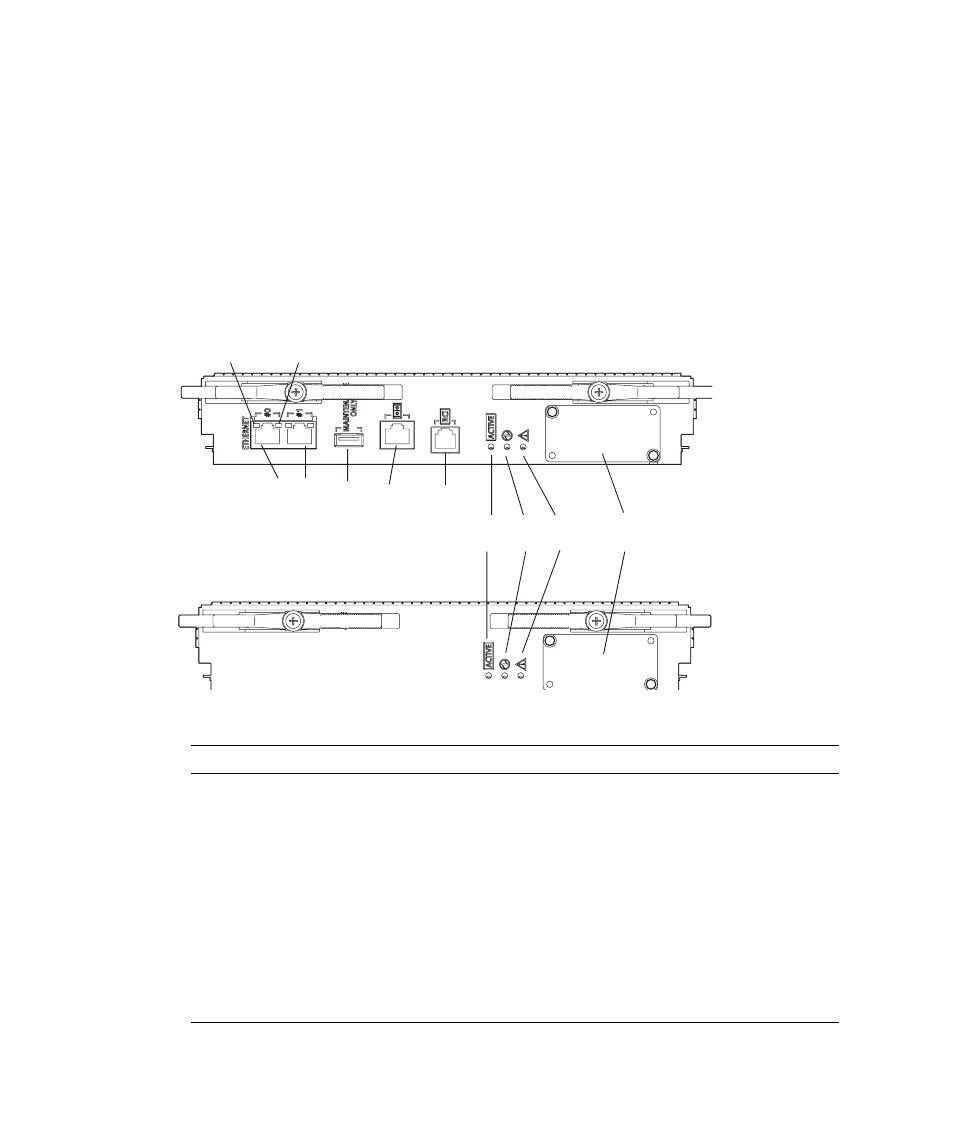 Figure 1-2, Xscf unit, Xscf unit (front) | Xscf unit front panels on the high-end systems, Front | FUJITSU SPARC M4000 User Manual | Page 40 / 376