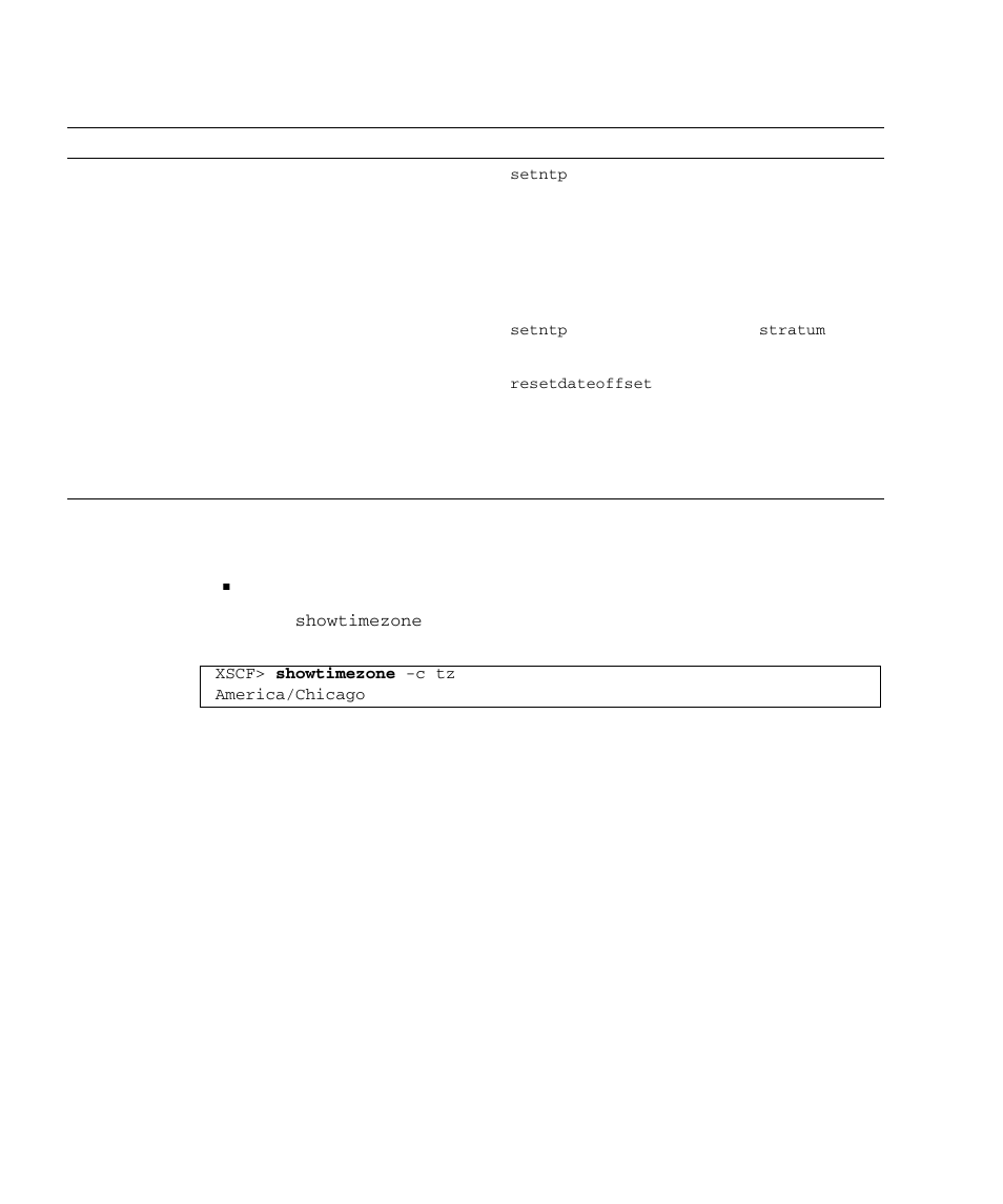 Specifying a time zone | FUJITSU SPARC M4000 User Manual | Page 98 / 376