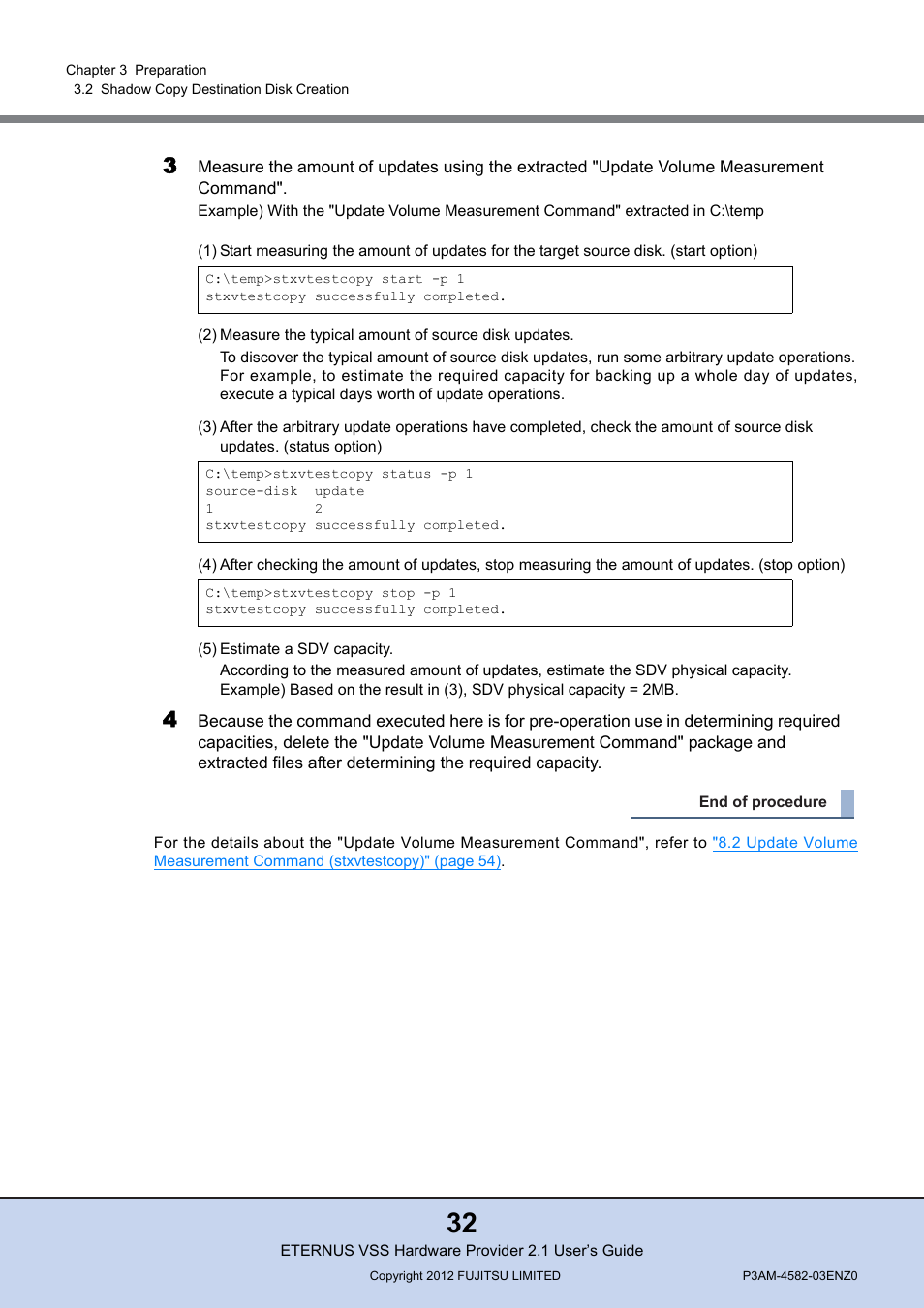 FUJITSU VSS Hardware Provider 2.1 User Manual | Page 32 / 134