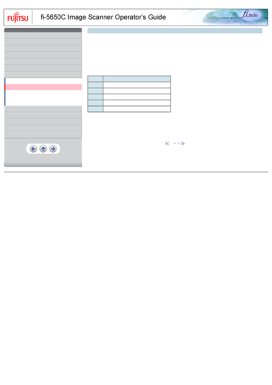 2 indications of operator panel for errors, Error status | FUJITSU Image Scanner fi-5650C User Manual | Page 109 / 161