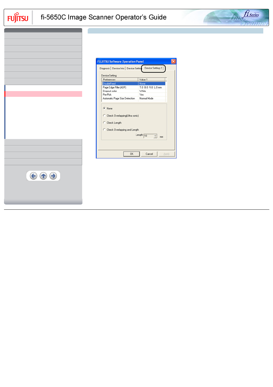 2 double-feed detection, Double feed | FUJITSU Image Scanner fi-5650C User Manual | Page 133 / 161