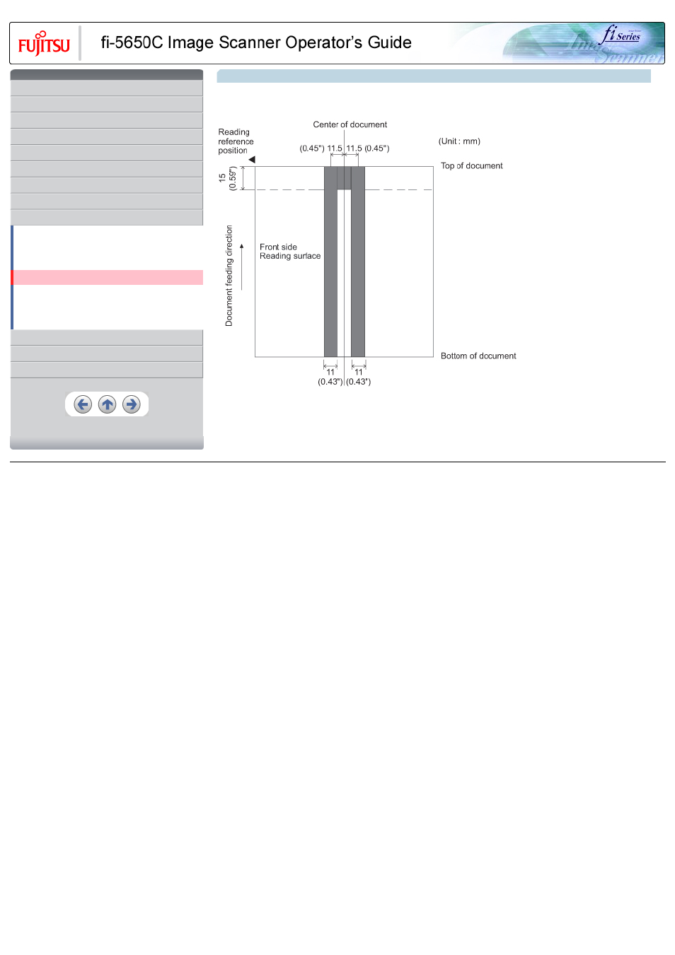 4 area not to be perforated | FUJITSU Image Scanner fi-5650C User Manual | Page 146 / 161