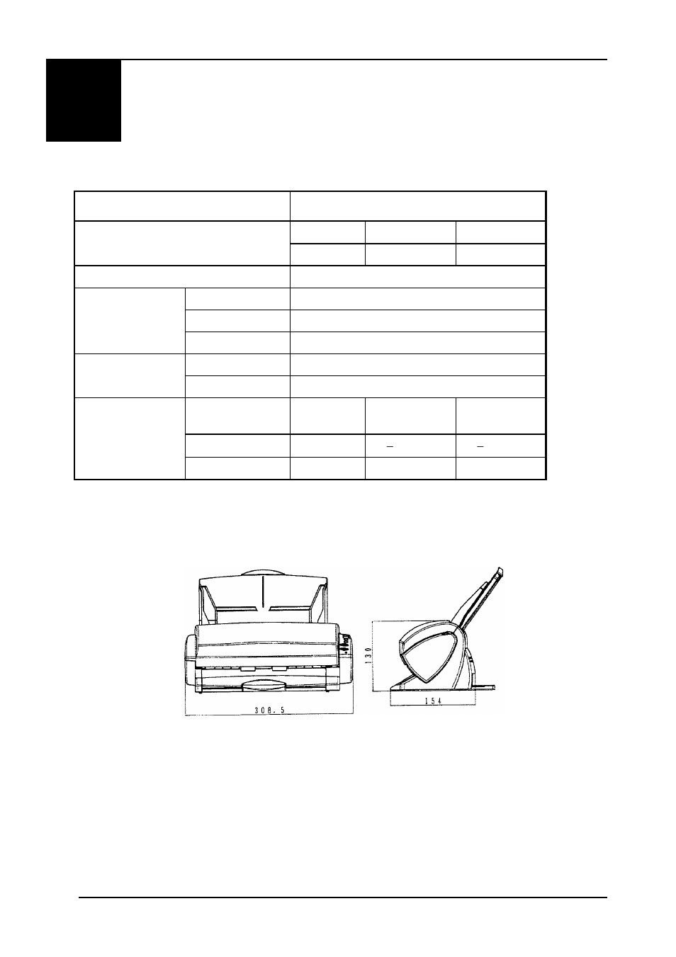 Installation specifications | FUJITSU C150-E194-01EN User Manual | Page 36 / 38