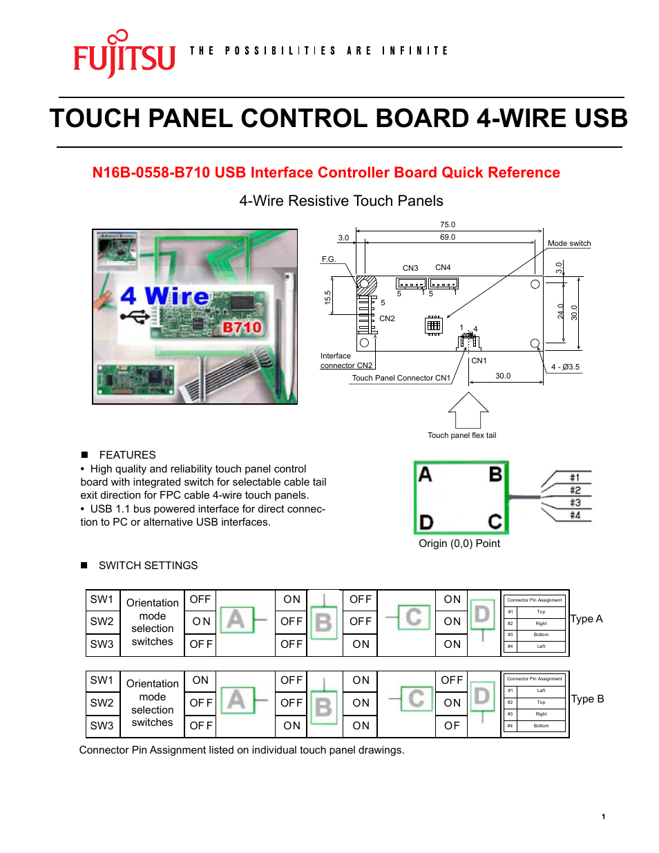 FUJITSU N6B-0558-B70 User Manual | 2 pages