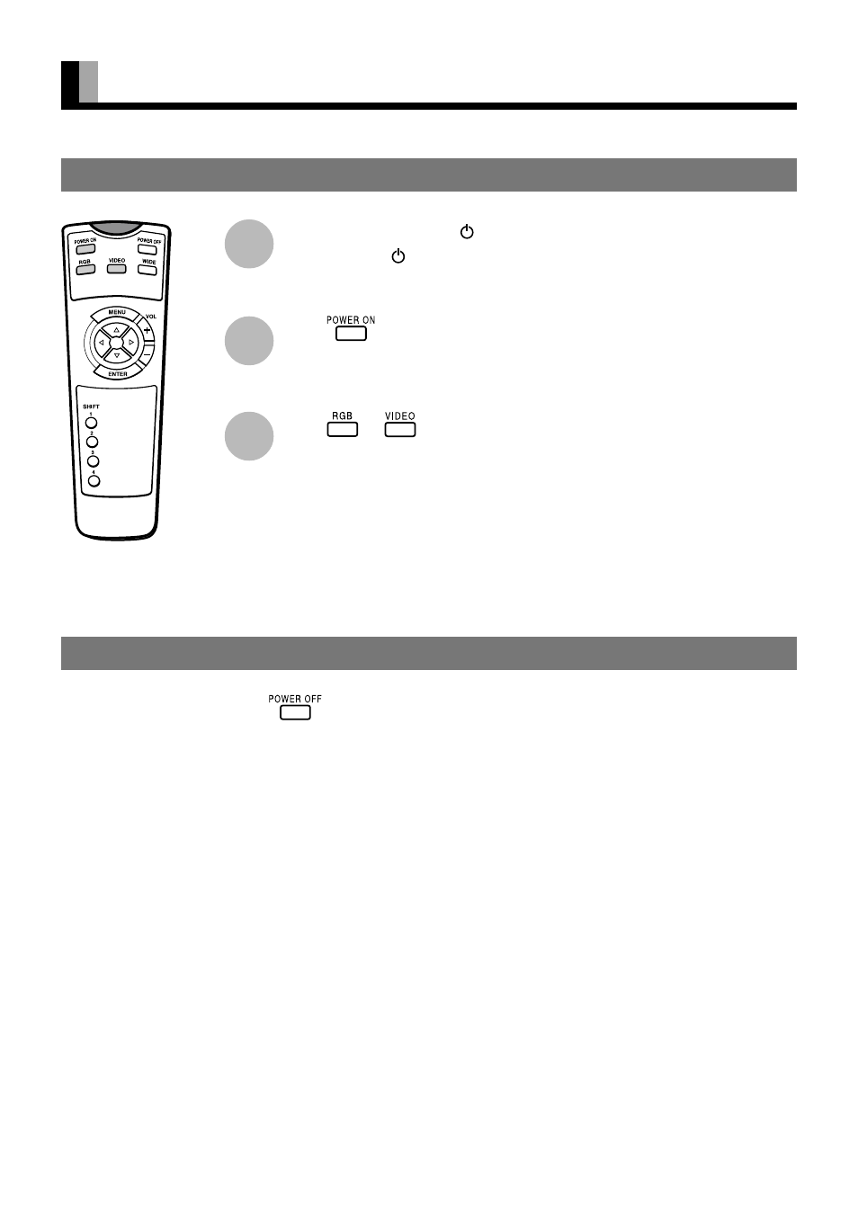 Basic operations | FUJITSU PLASMAVISION PDS5002W User Manual | Page 16 / 42