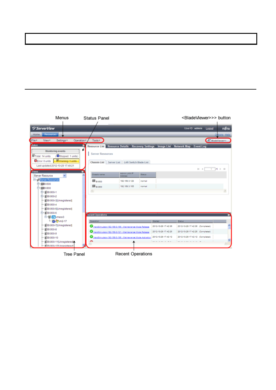 Appendix a user interface, A.1 ror console | FUJITSU ServerView Respurce Orchestrator Virtual Edition V3.1.0 User Manual | Page 172 / 247