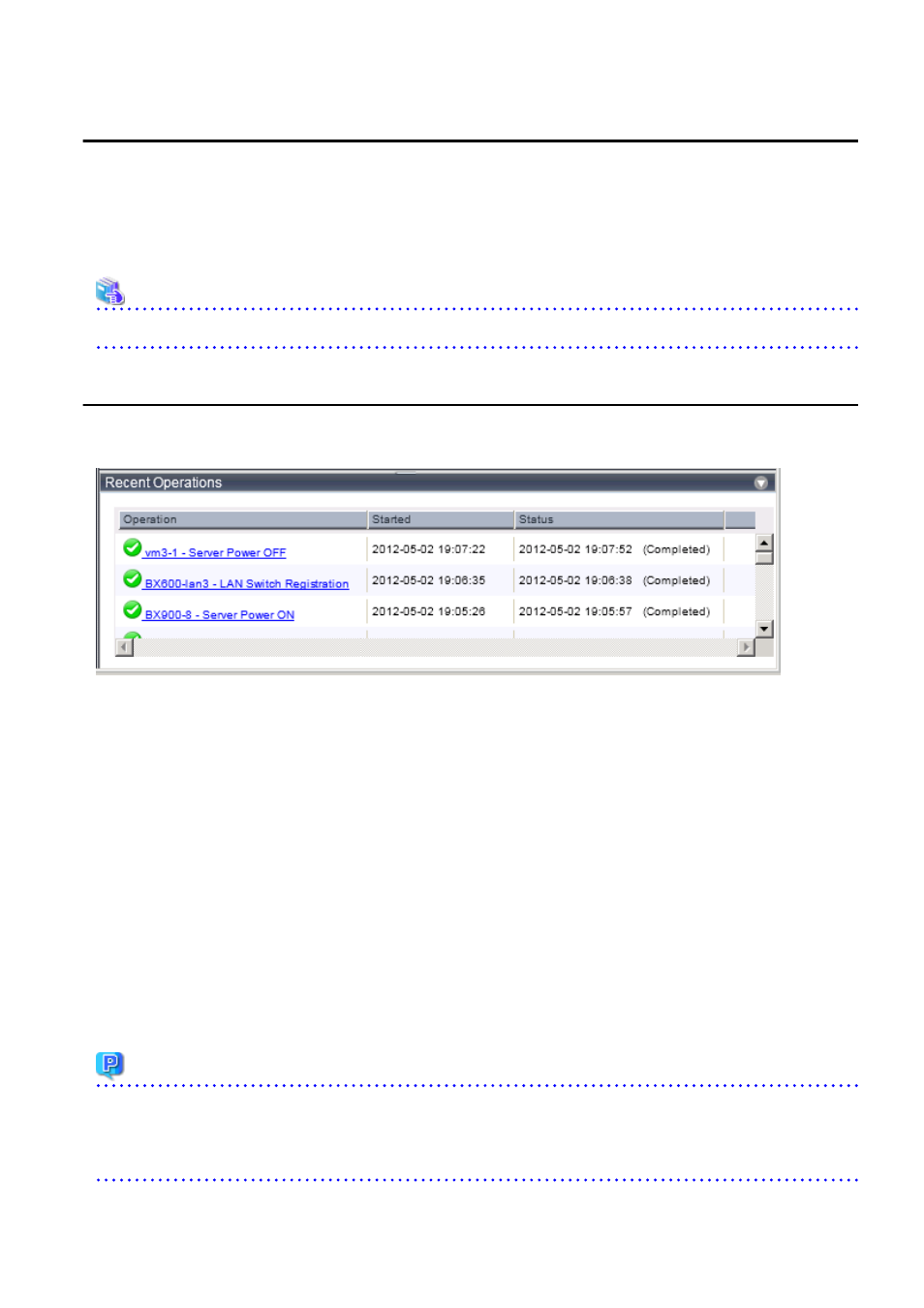 A.9 network map, A.10 recent operations | FUJITSU ServerView Respurce Orchestrator Virtual Edition V3.1.0 User Manual | Page 202 / 247