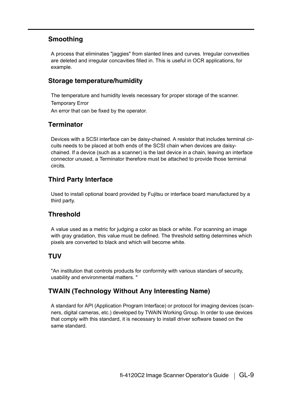 FUJITSU fi-4120C2 User Manual | Page 125 / 130