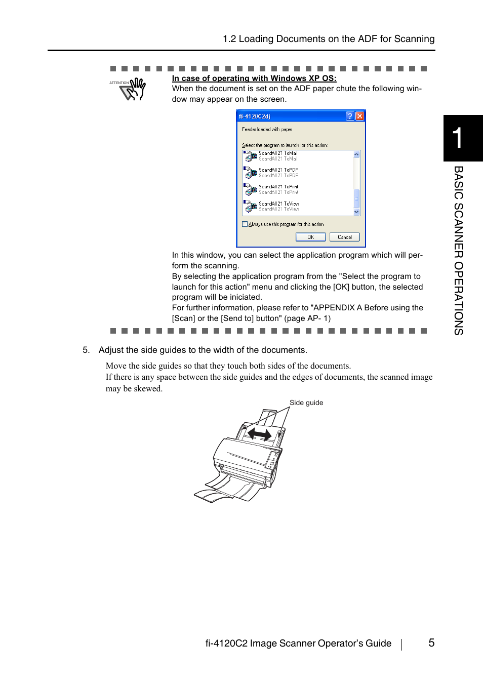 FUJITSU fi-4120C2 User Manual | Page 21 / 130