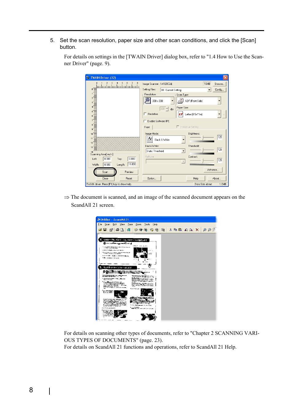 FUJITSU fi-4120C2 User Manual | Page 24 / 130