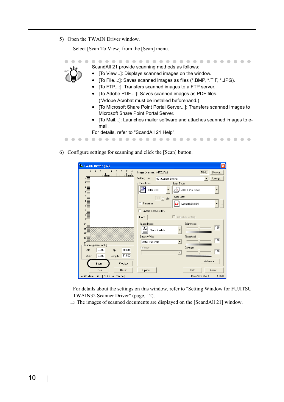 FUJITSU fi-4120C2 User Manual | Page 26 / 130